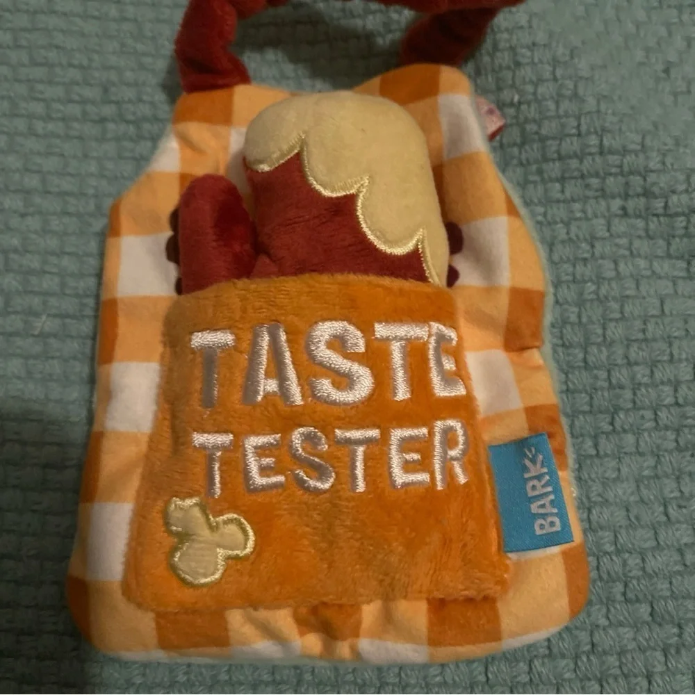 Bark Box Recipe Lickin' Kitchen Kit 2 pc Thanksgiving Taste Tester XS/S Dog Toy